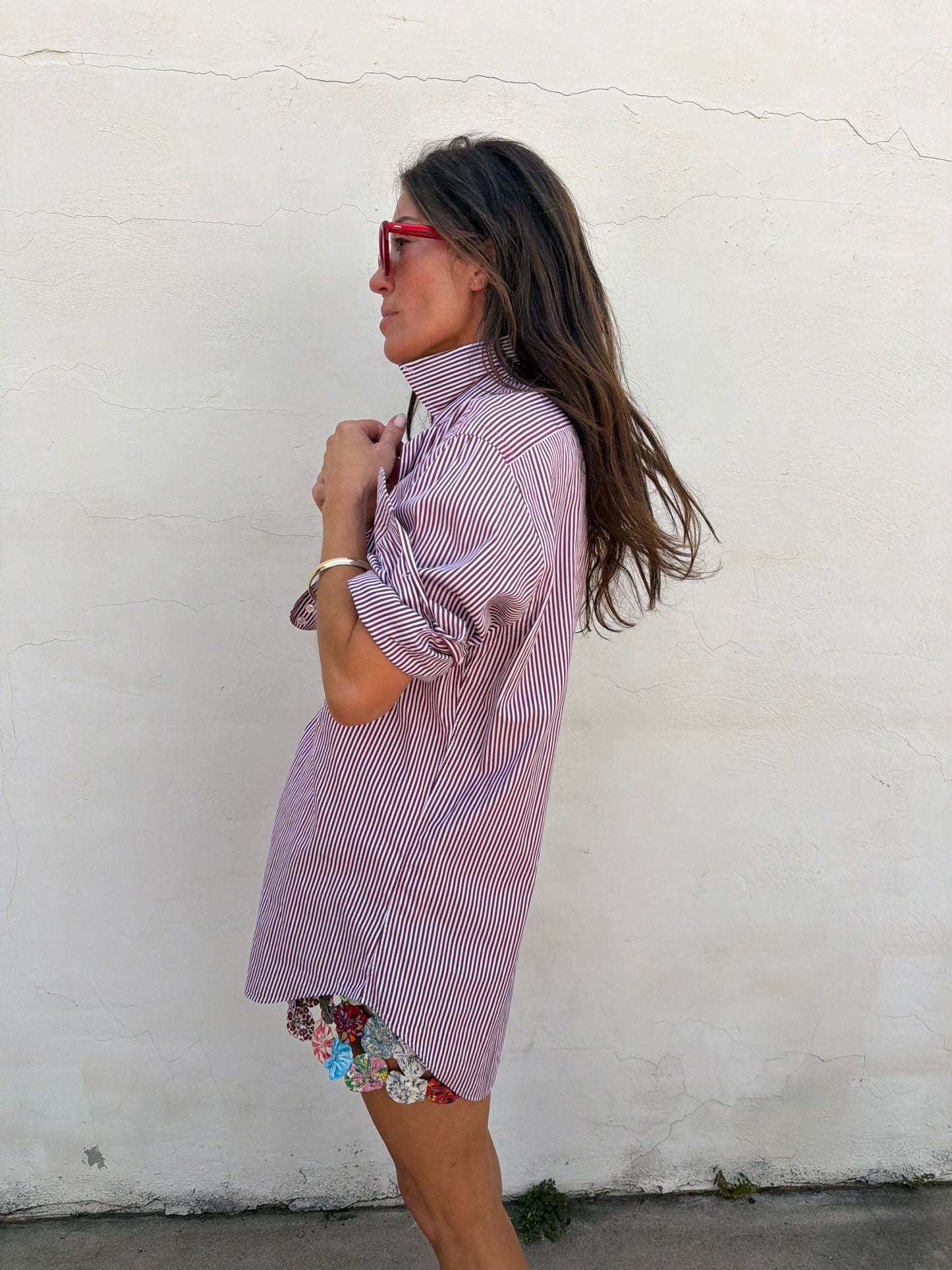 Burgundy Stripe Ralph Lauren Shirt