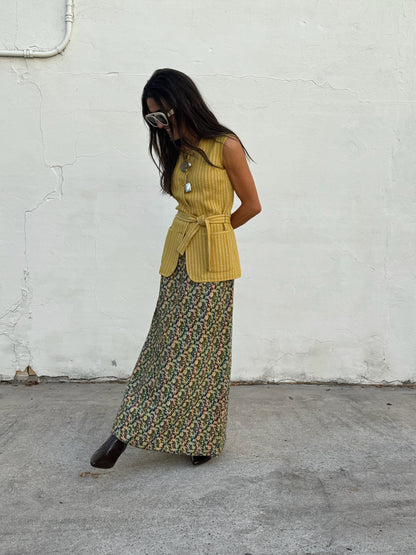 Rainbow Tapestry Maxi Skirt