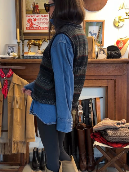Fair Isle Sweater Vest