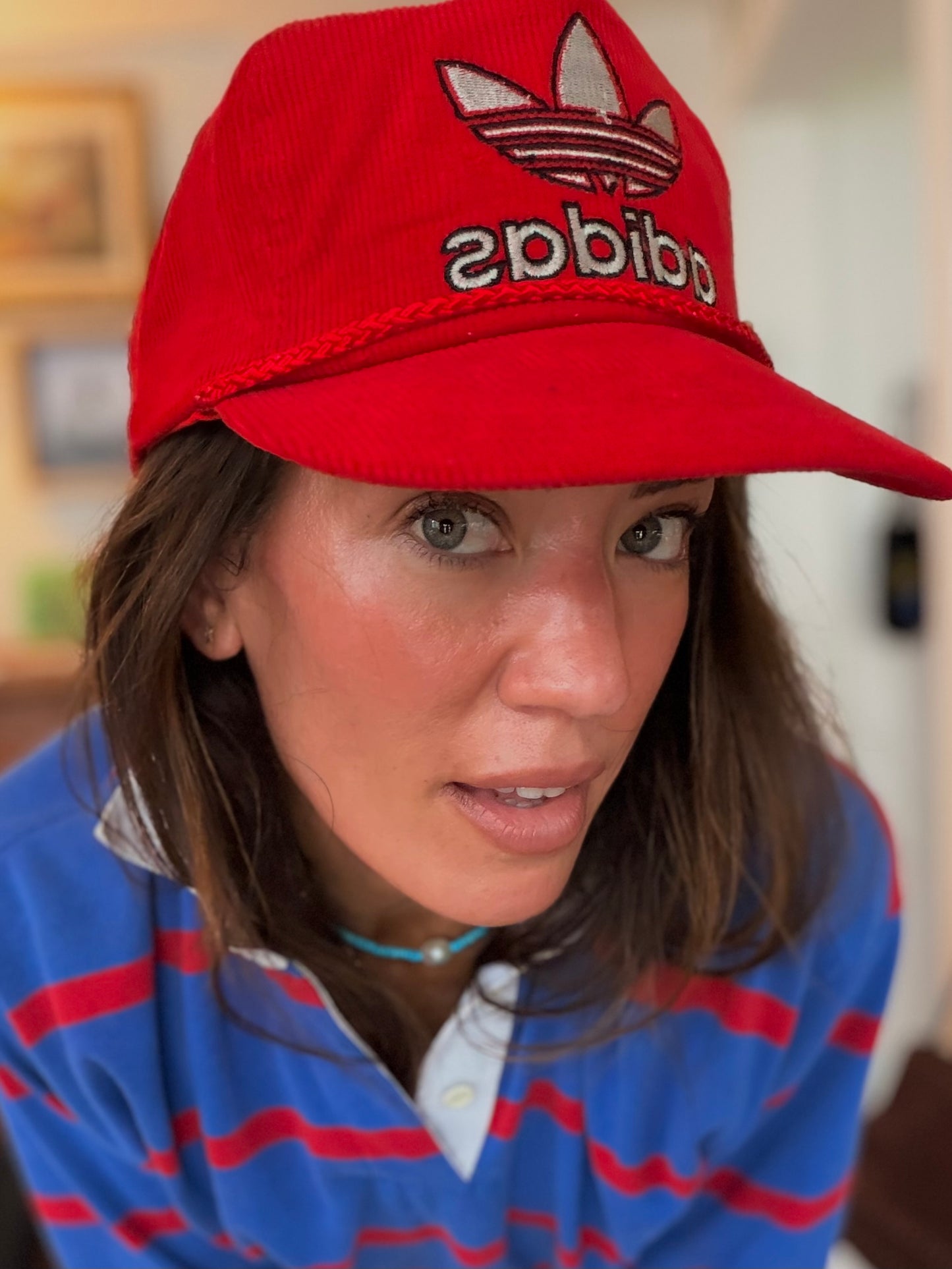 Vtg Addidas Corduroy Hat