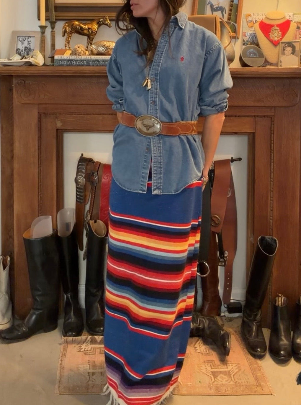 Mexican Blanket Skirt