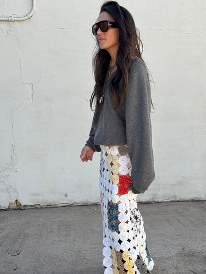 Yo-yo Maxi Skirt