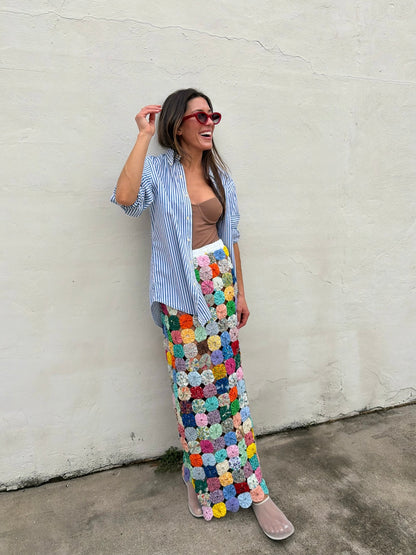 Yo-yo Maxi Skirt Confetti