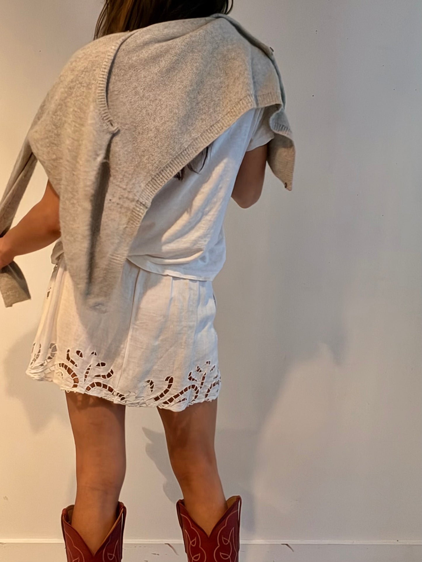 Floral Cut Work Mini