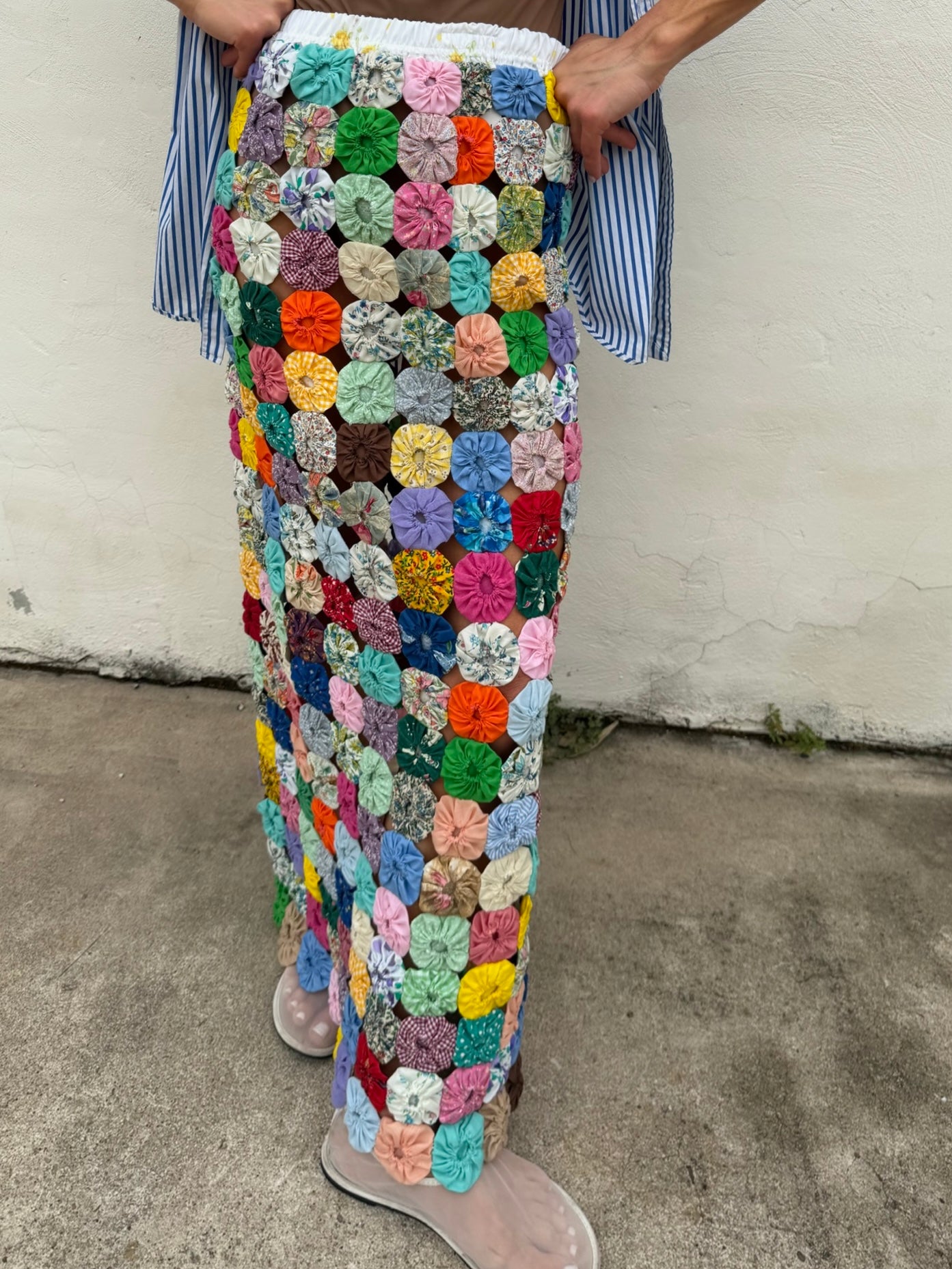 Yo-yo Maxi Skirt Confetti