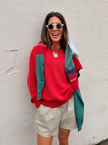 Pleated Camp Shorts