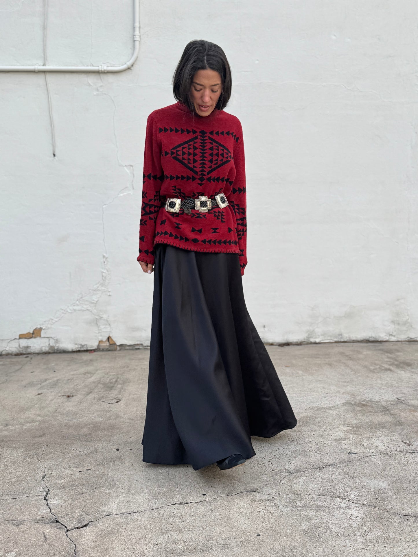 Ralph Red Aztec Sweater