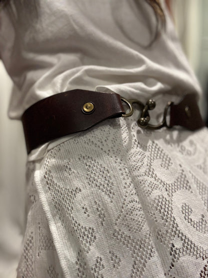 Horsebit Brown Belt