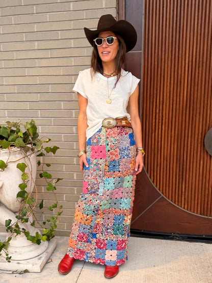 Yoyo Maxi Skirt in Bloom