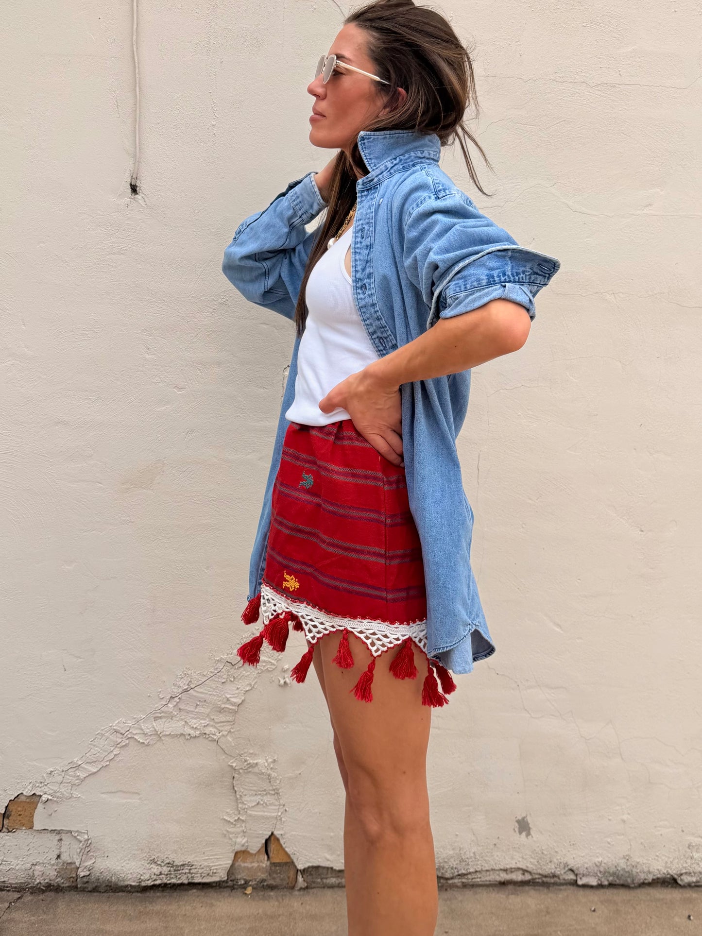Guatemalan Mini With Vtg Trim