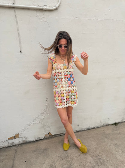 Yoyo Mini Dress Creamsicle