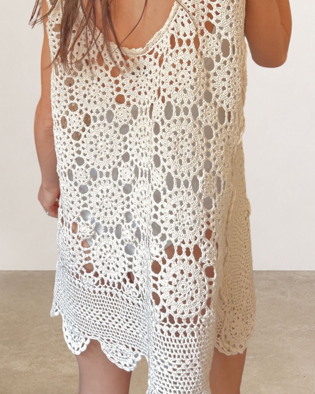 Crochet Mini Dress