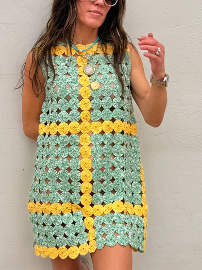 Yoyo Mini Dress Greenbriar
