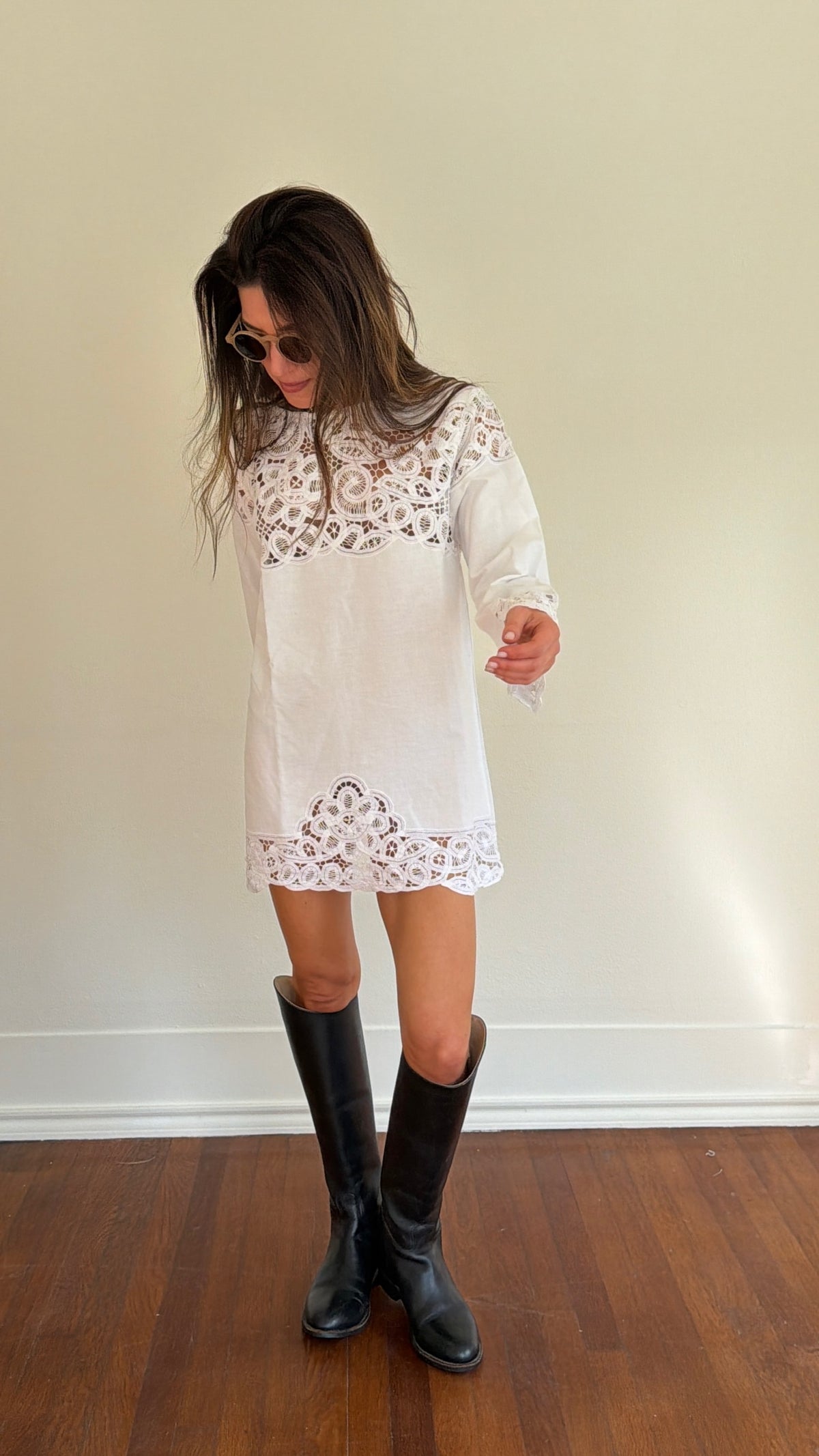 Tablecloth Mini Dress