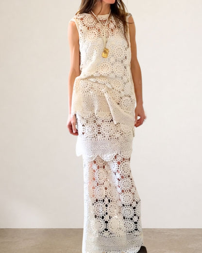 Crochet Mini Dress