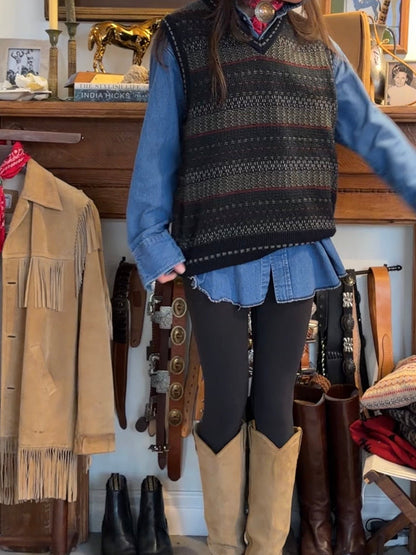 Fair Isle Sweater Vest