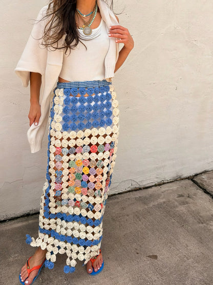 Yoyo Maxi Skirt in Bomb-pop