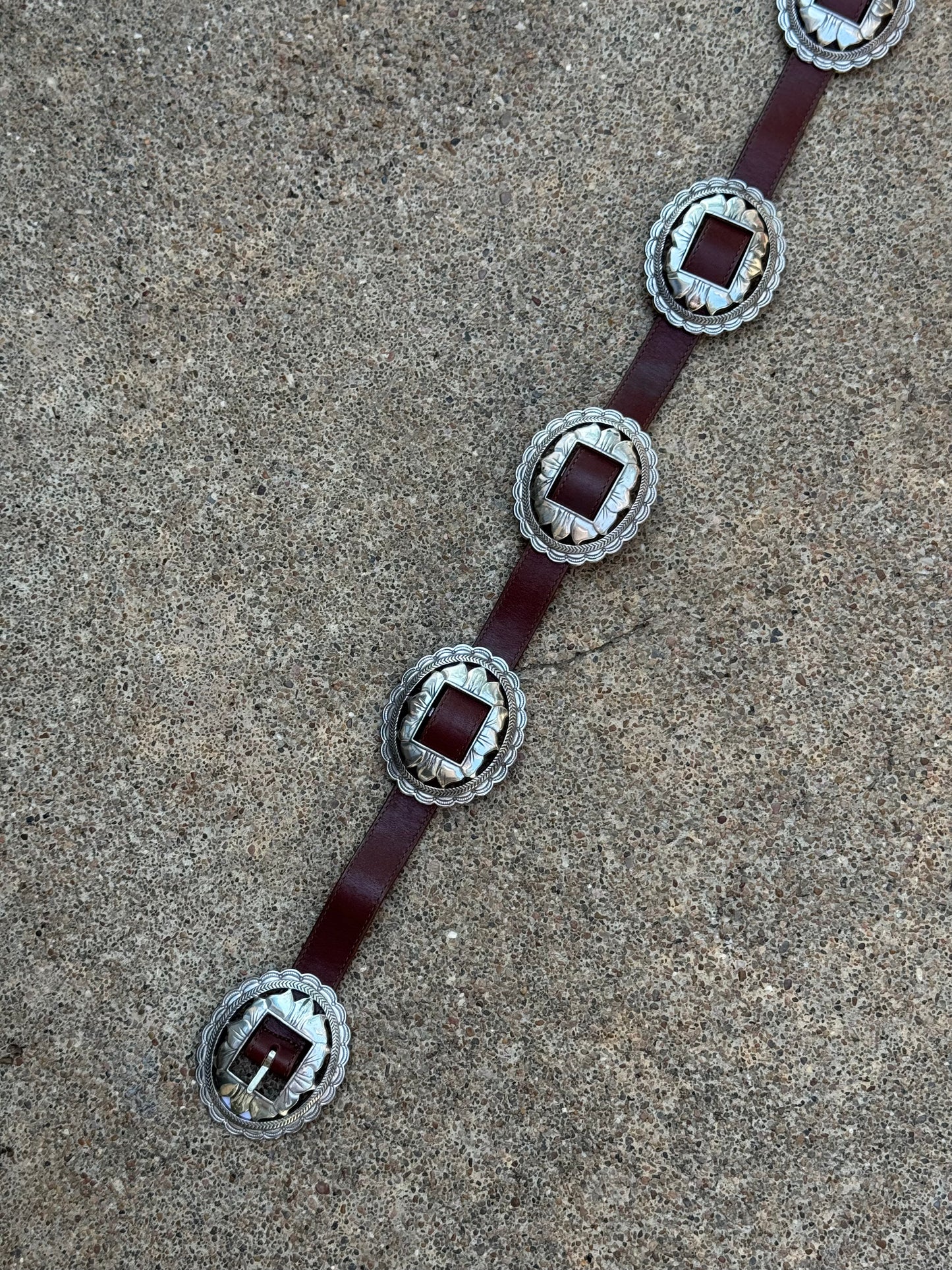 Brown Concho Belt