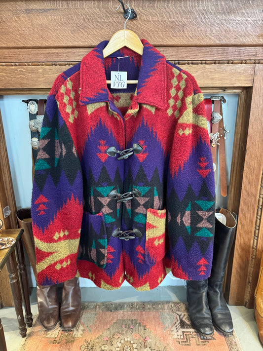 Aztec Toggle Coat L/XL