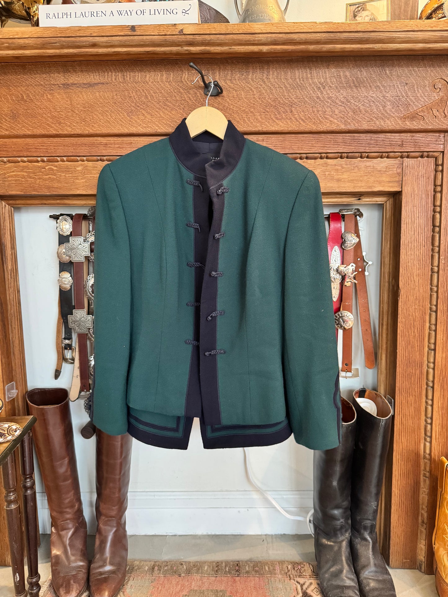 Frog Closure Skirt + Jacket Suit size 4