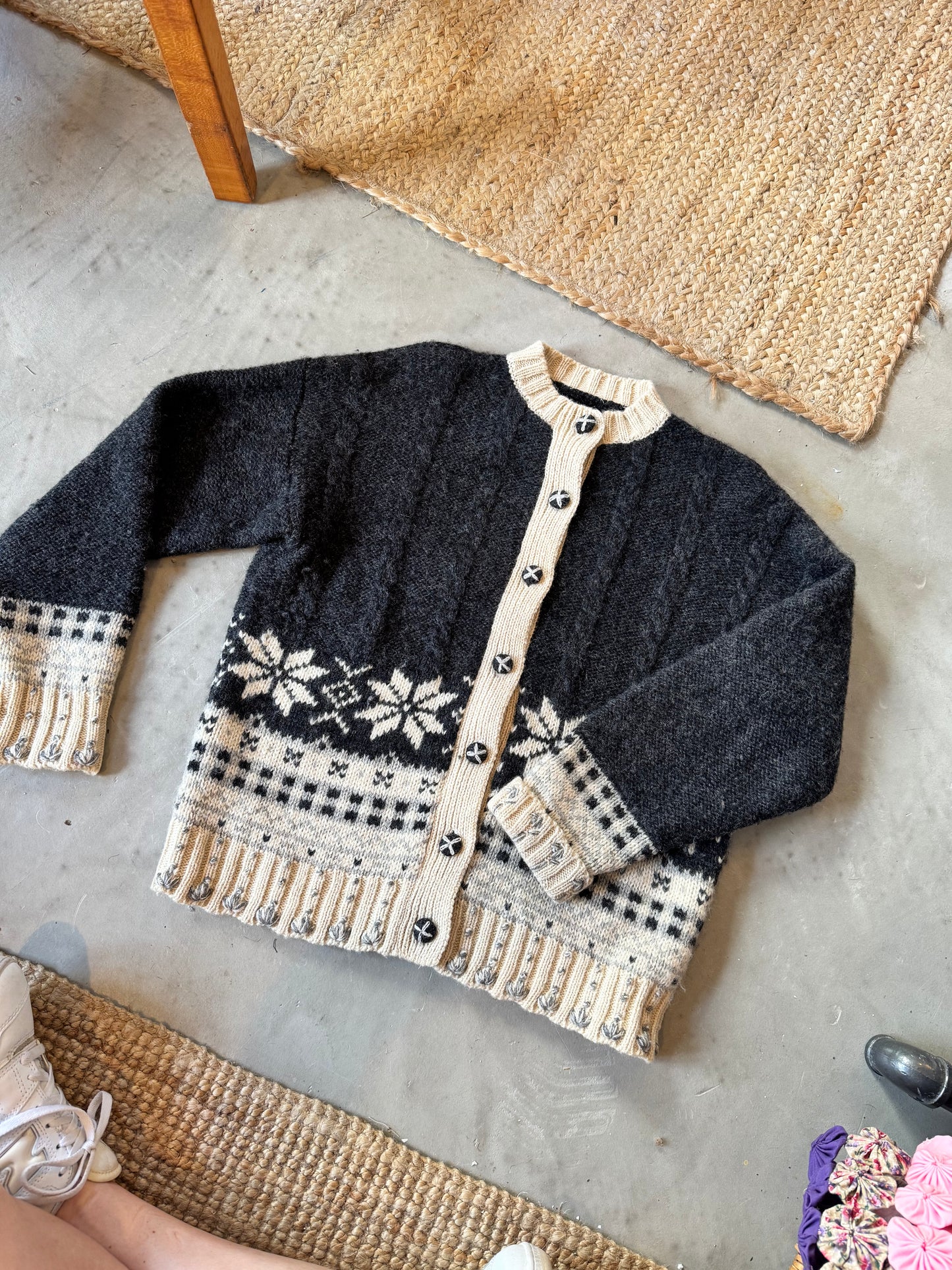 Wool Knit Cardigan
