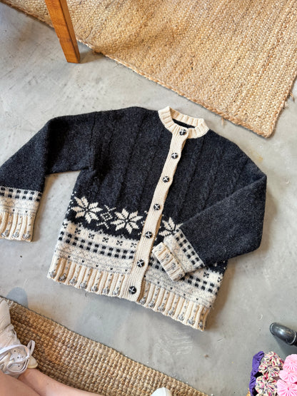 Wool Knit Cardigan