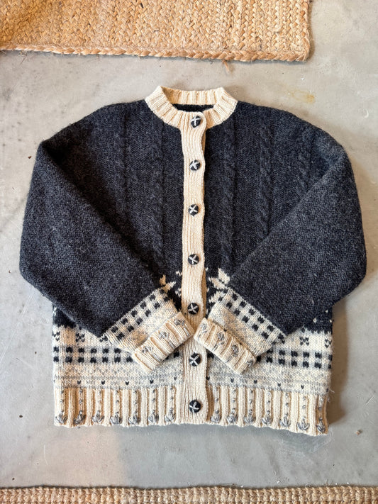 Wool Knit Cardigan