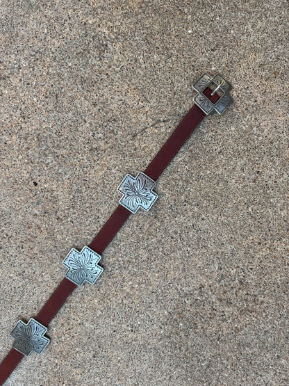 Gotcha Covered Brown Leather Belt