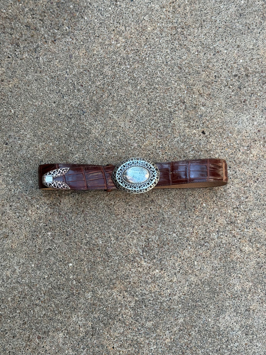 Brighton Brown Leather Belt