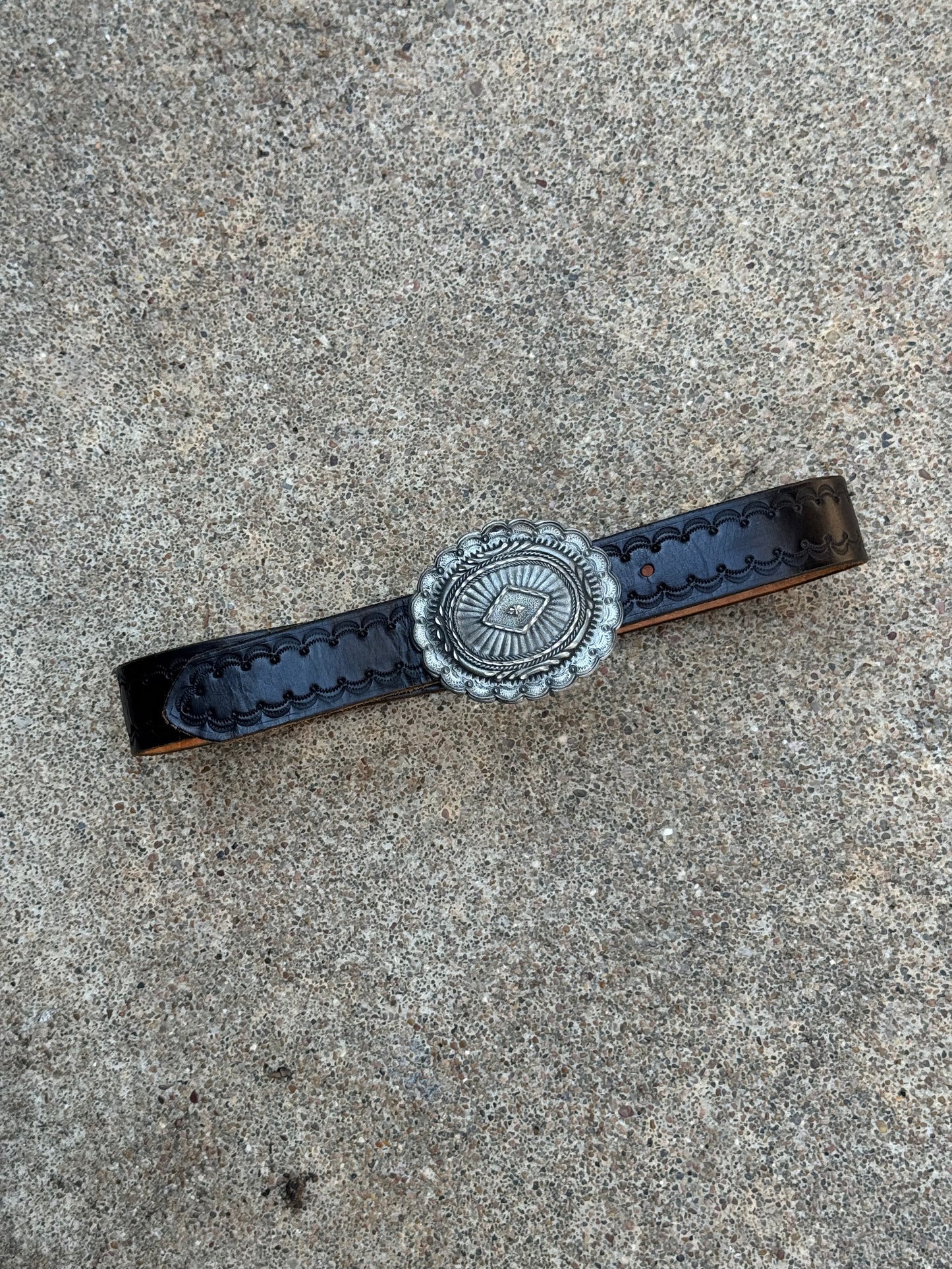 Black Leather Belt