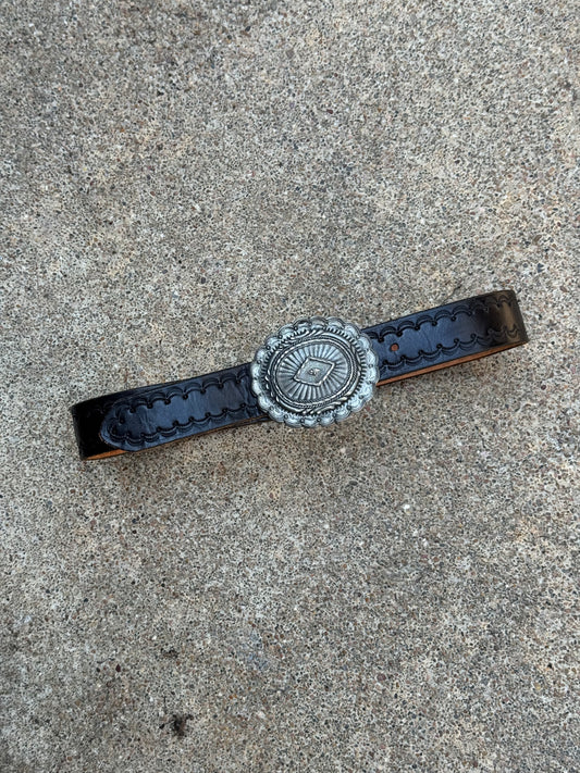 Black Leather Belt