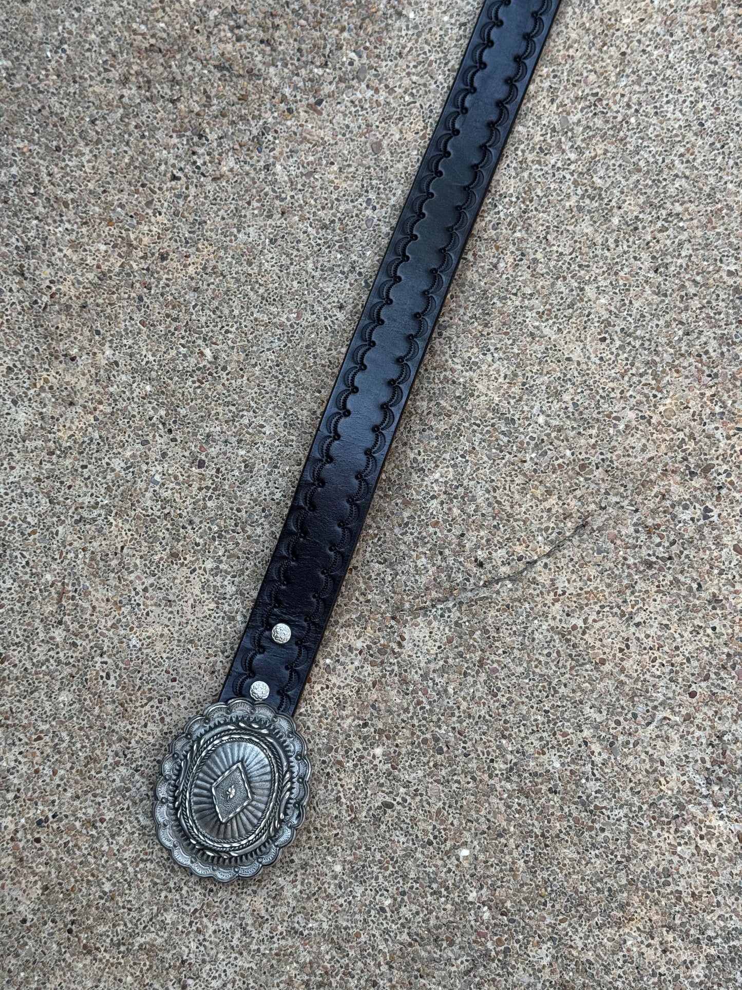 Black Leather Belt