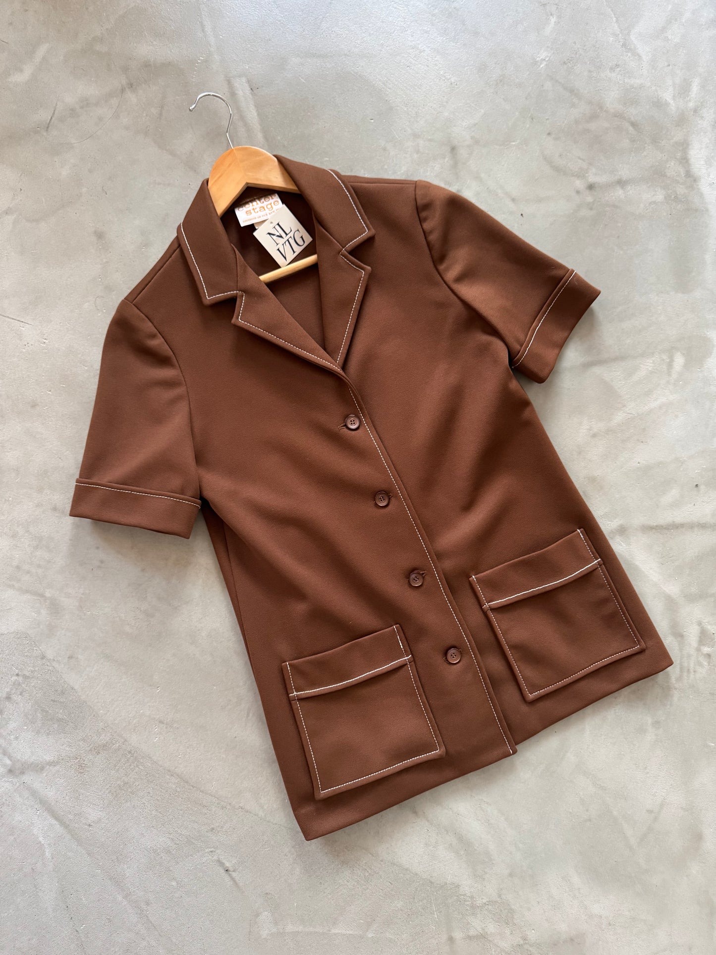 70s Brown Blazer
