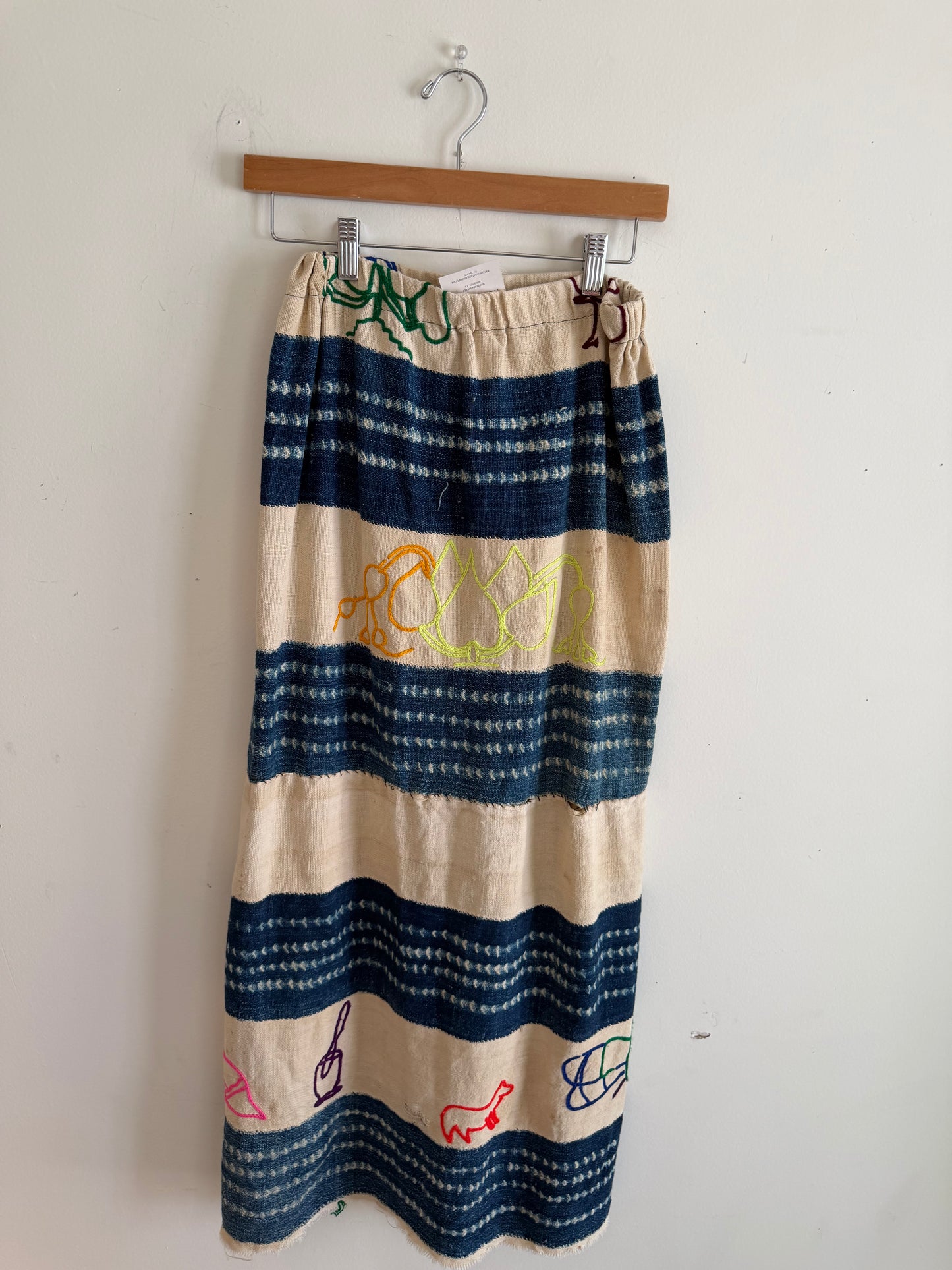 Textile Long Skirt
