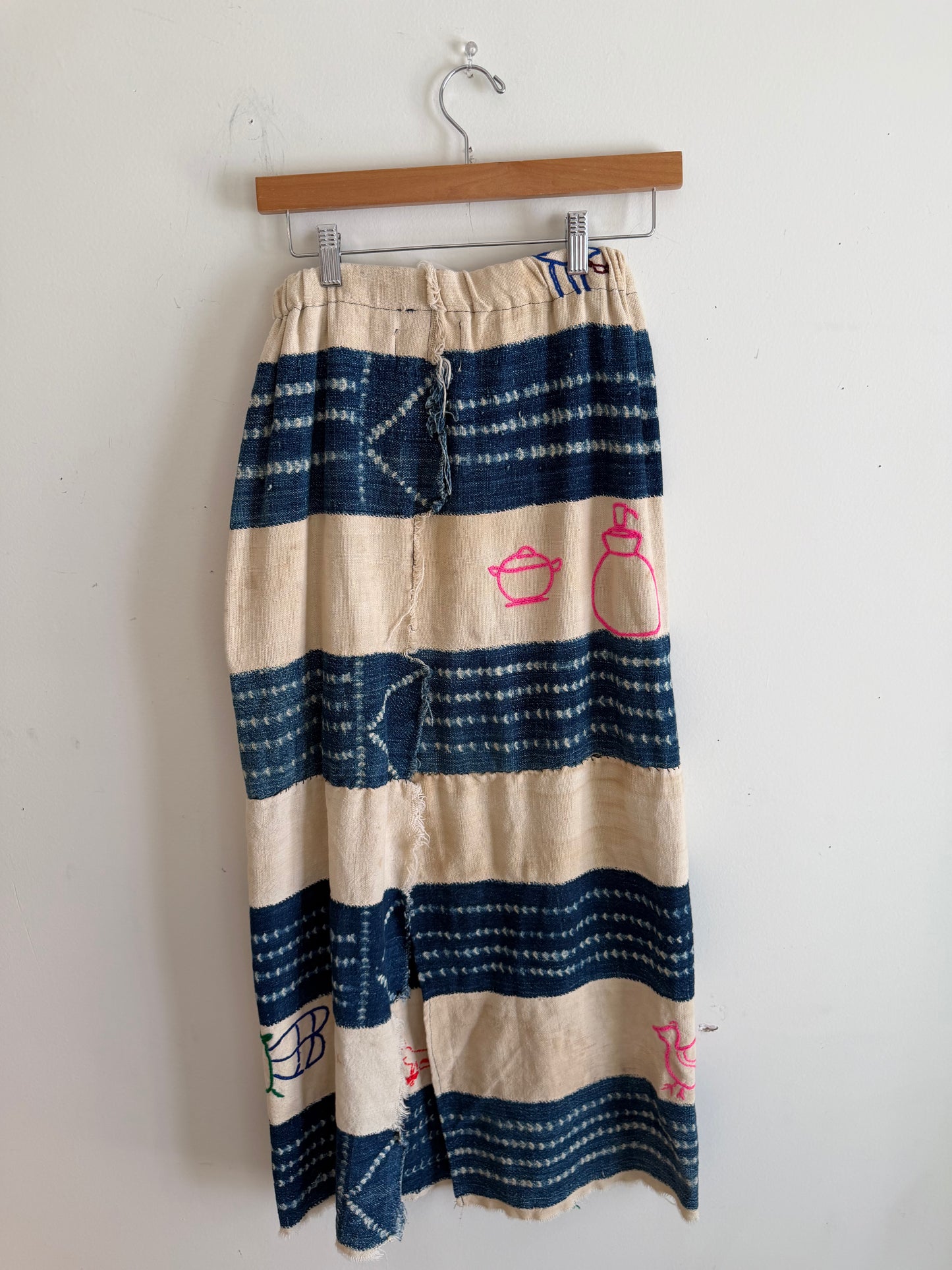 Textile Long Skirt