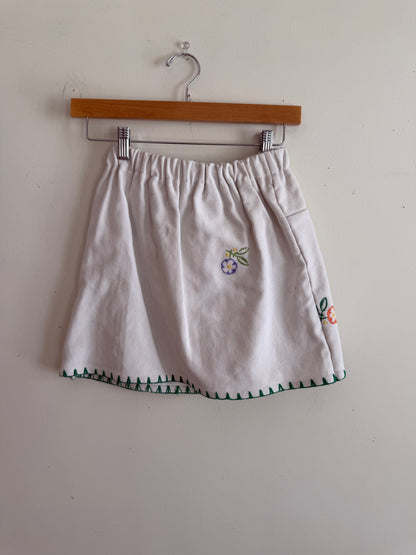 Textile Mini Skirt
