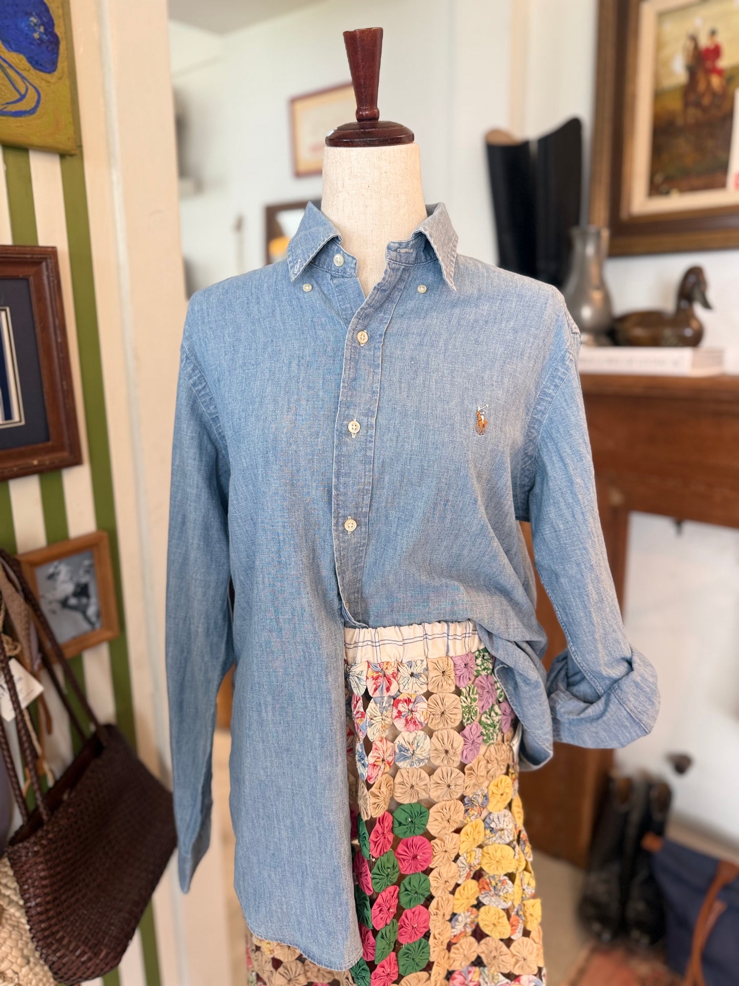RL Denim Button Down