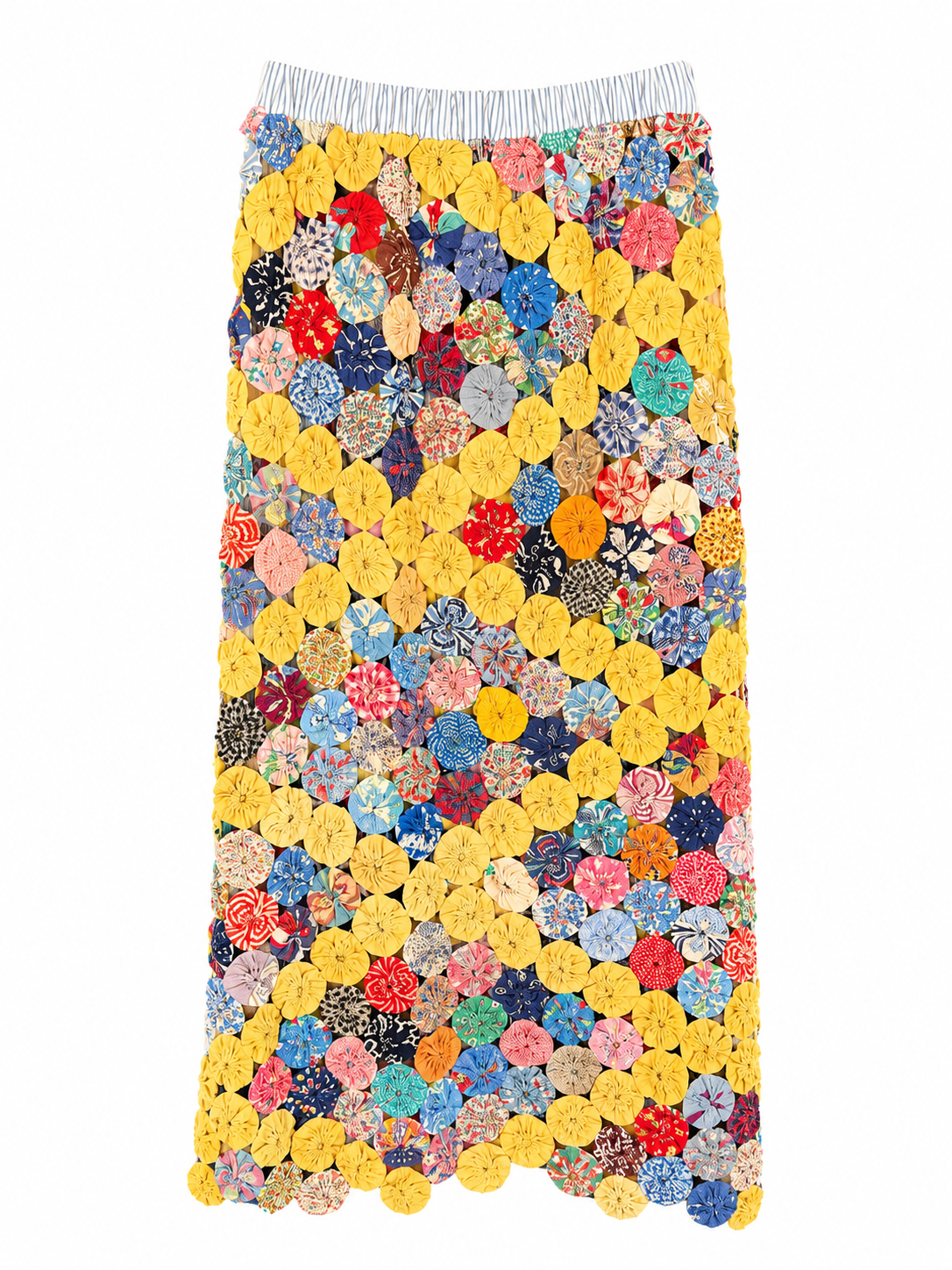 Yoyo Maxi Skirt in Marigold