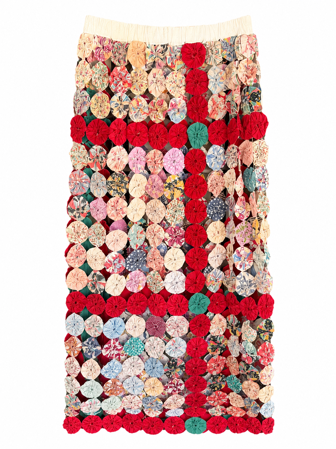 Yo-Yo Maxi Skirt Prairie Rose