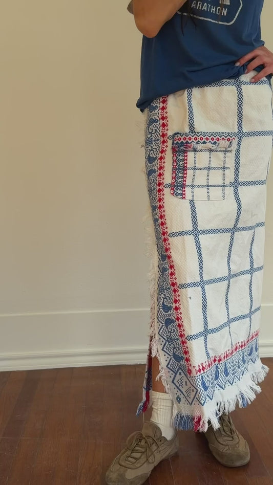 Tablecloth Maxi Skirt