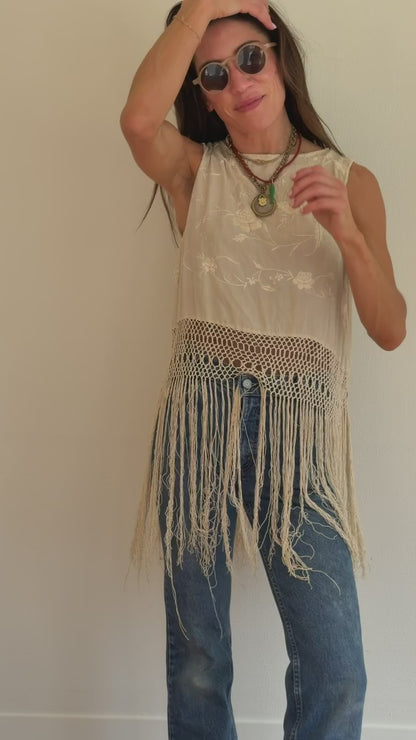 Fringe Tank Top